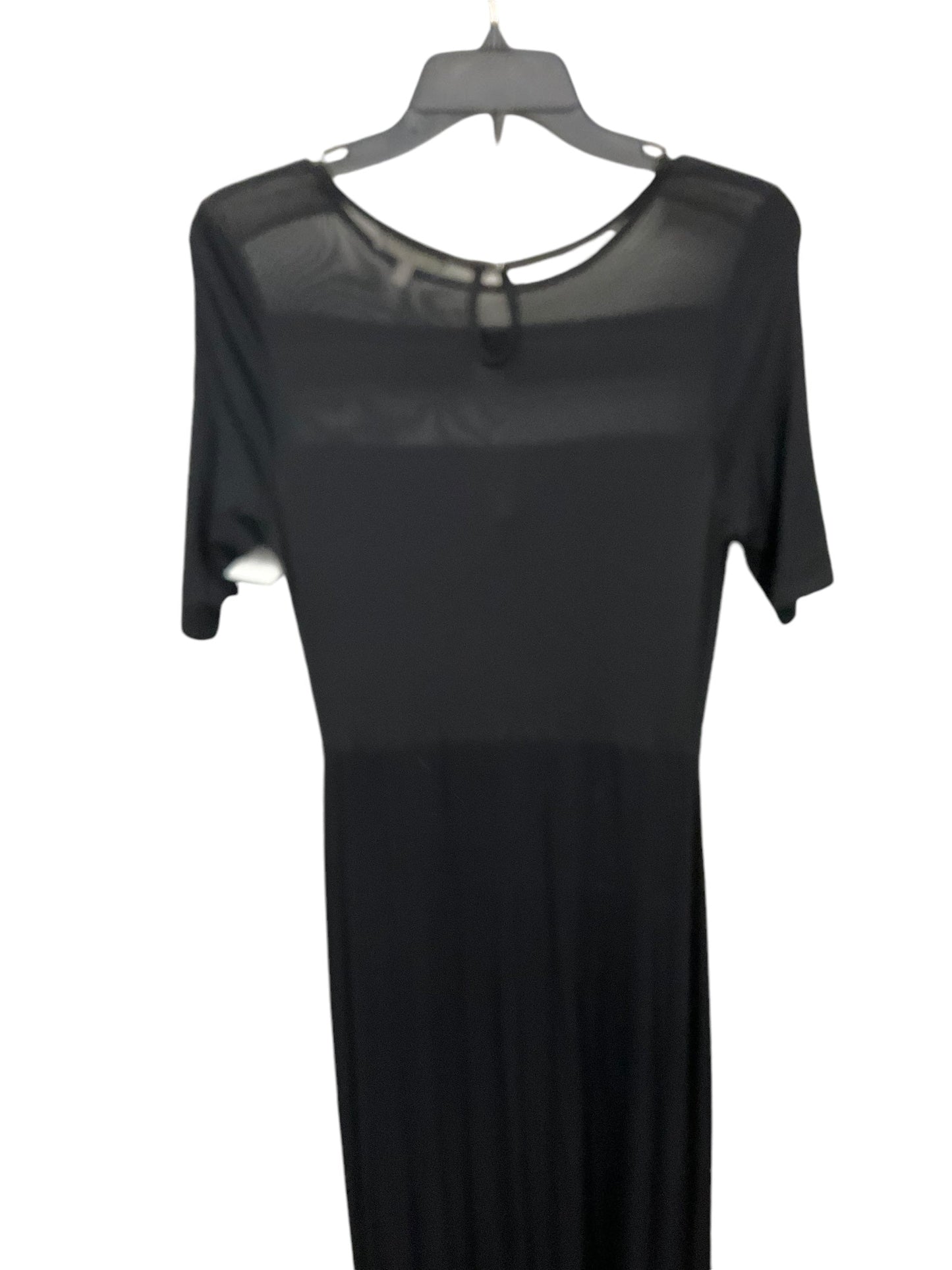 Dress Casual Maxi By Monteau In Black, Size: L