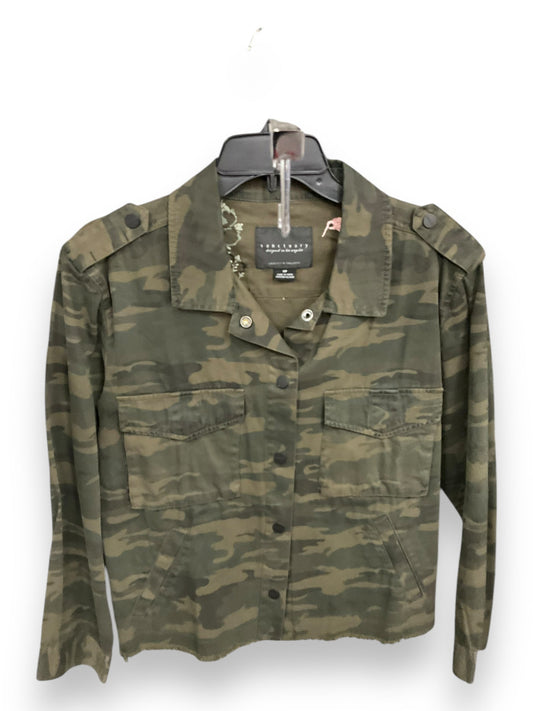 Jacket Shirt By Sanctuary In Camouflage Print, Size: Petite  M