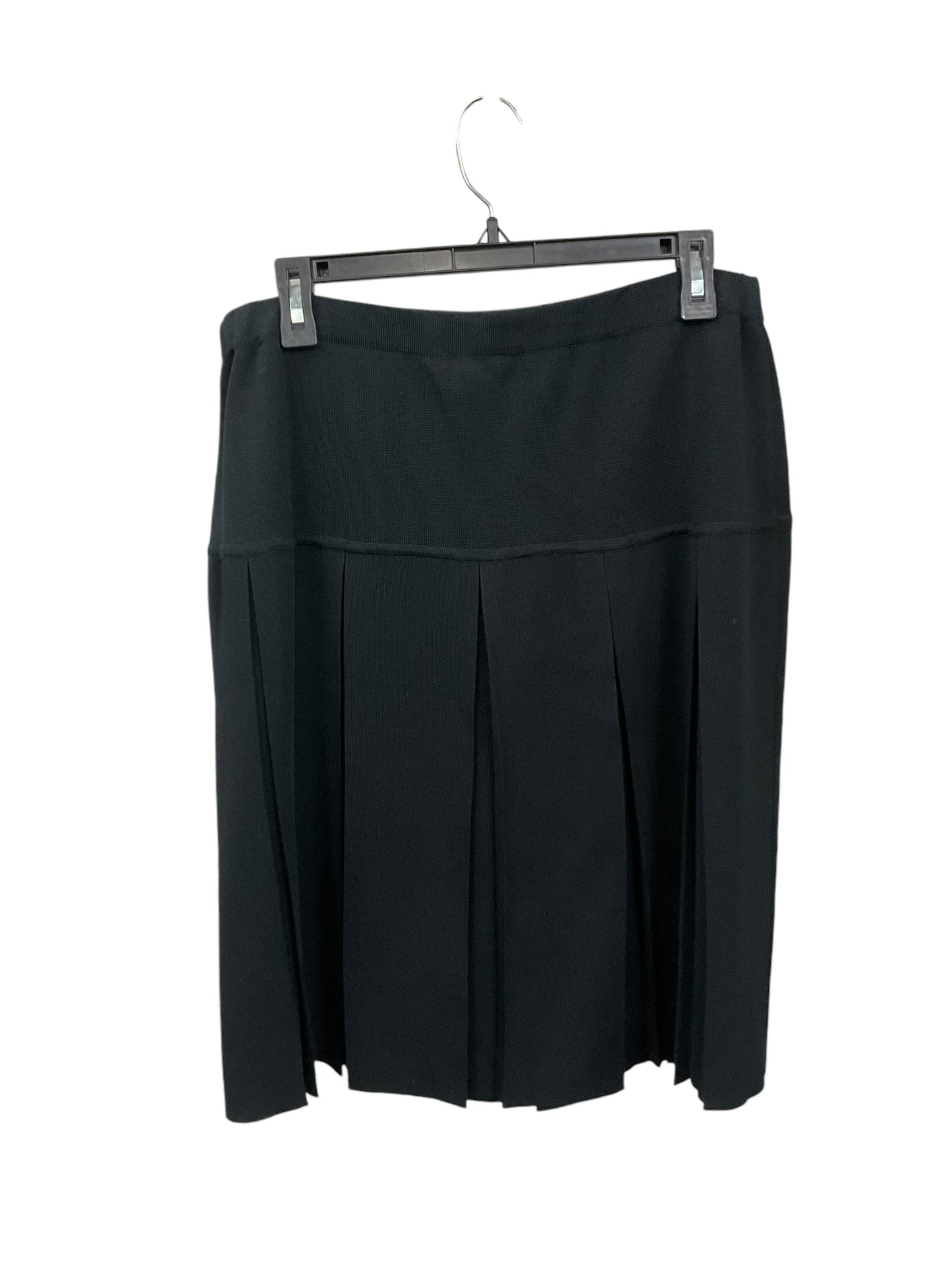 Skirt Midi By Ming Wang In Black, Size: L