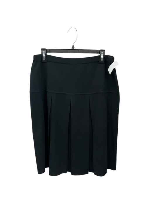 Skirt Midi By Ming Wang In Black, Size: L