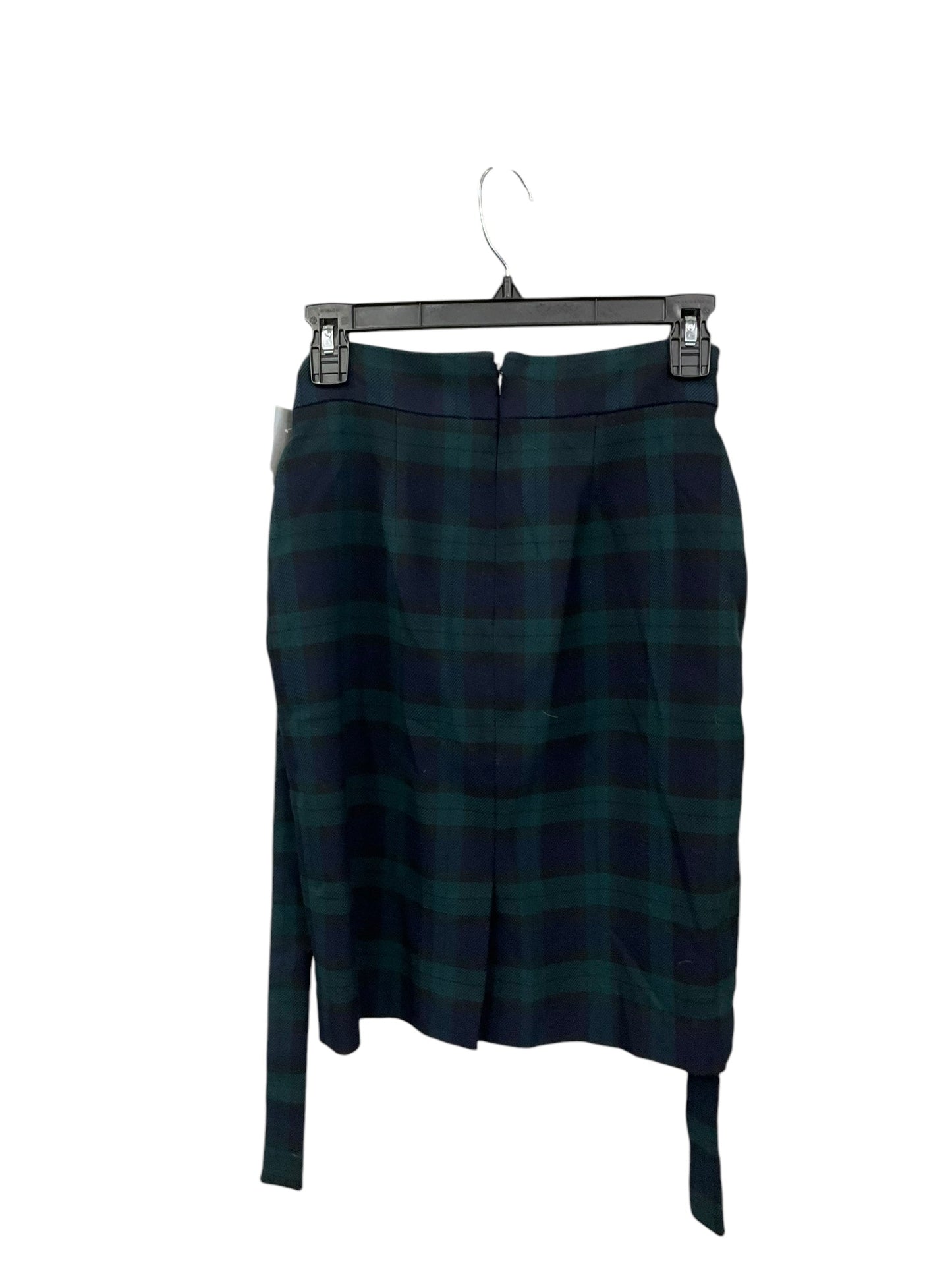 Skirt Mini & Short By Ann Taylor In Plaid Pattern, Size: 0