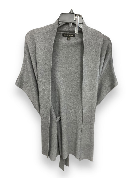 Sweater Cardigan By Banana Republic In Grey, Size: Xs