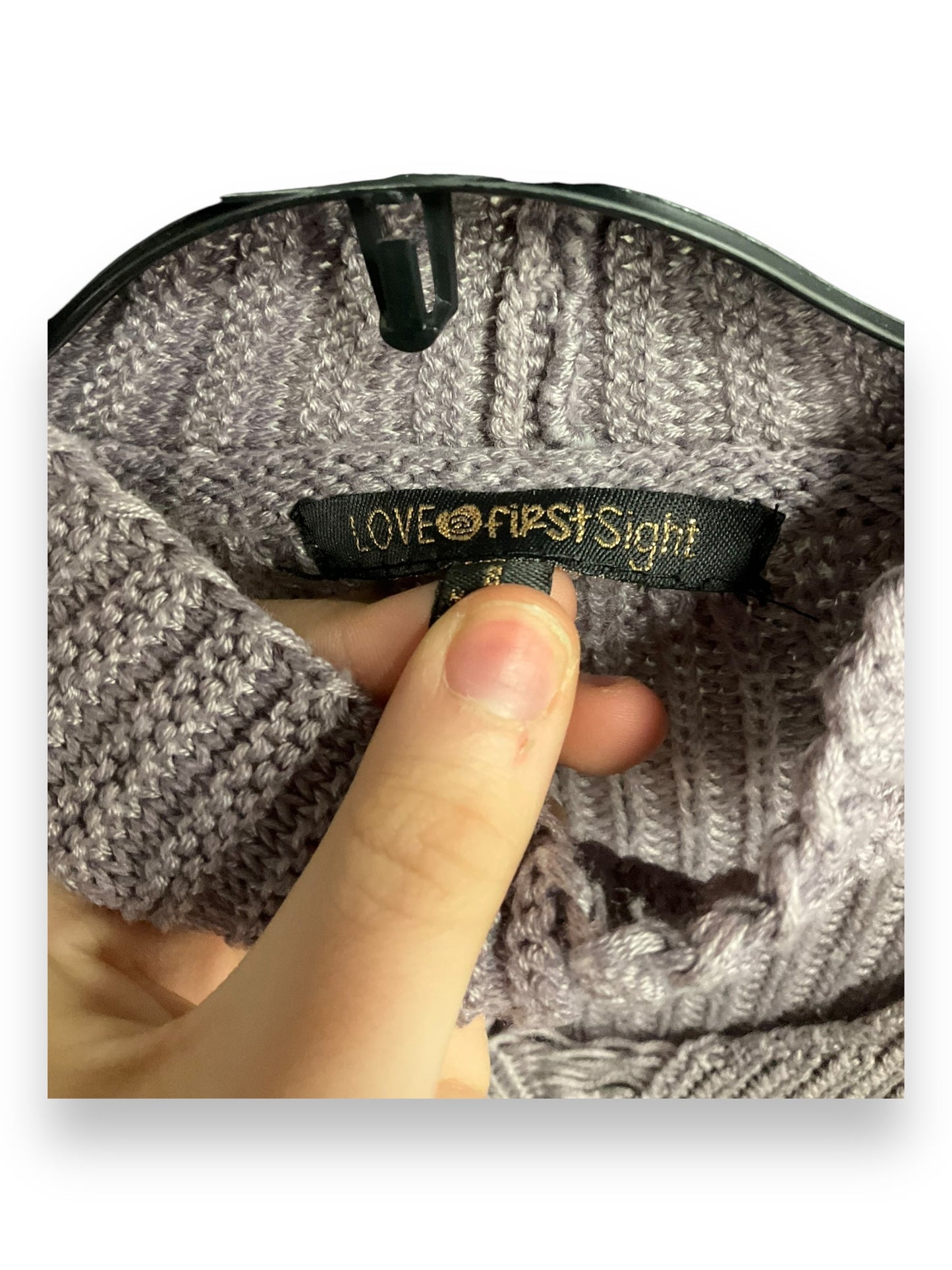 Sweater By Clothes Mentor In Purple, Size: S