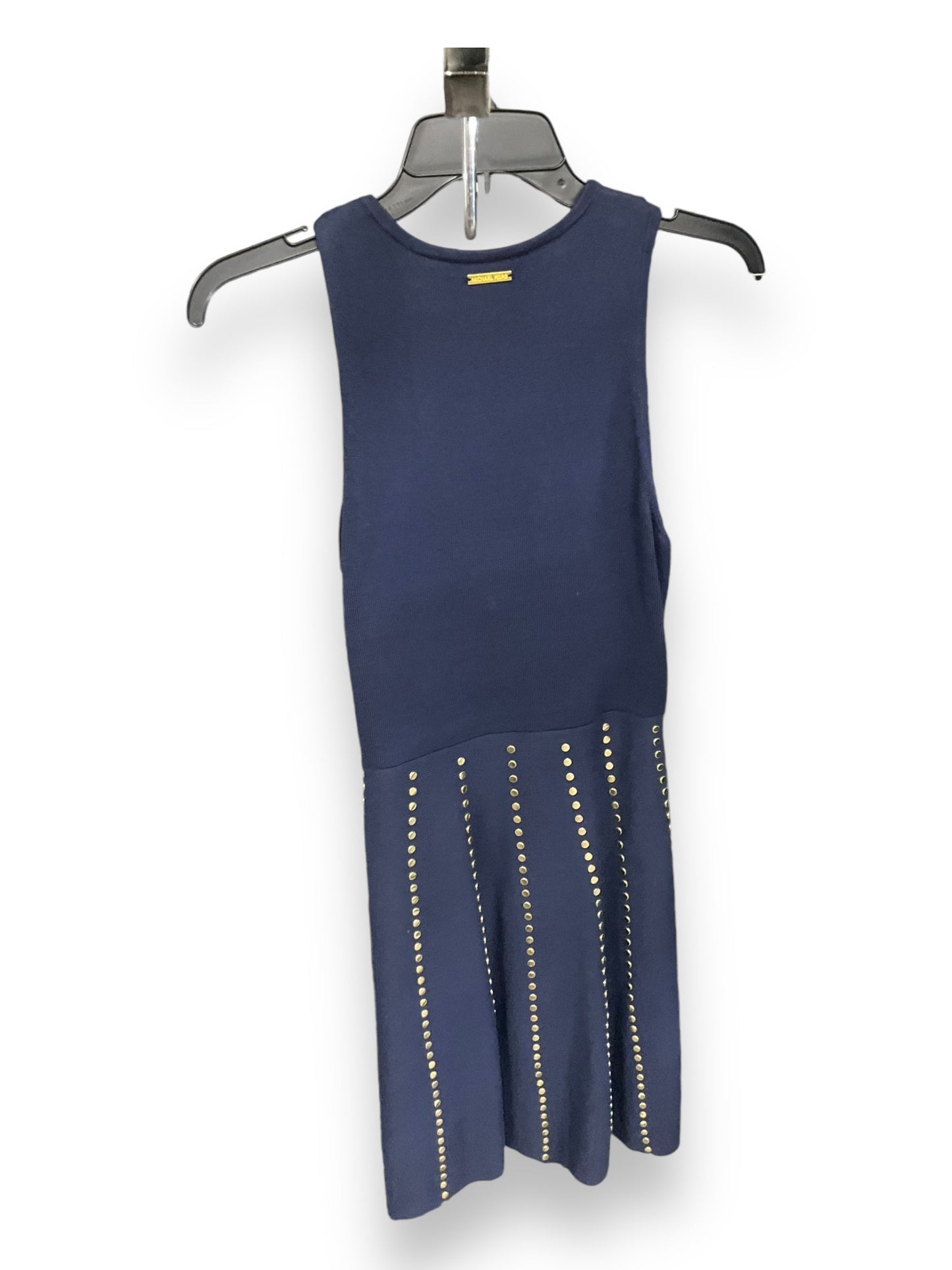 Dress Casual Midi By Michael By Michael Kors In Navy, Size: M