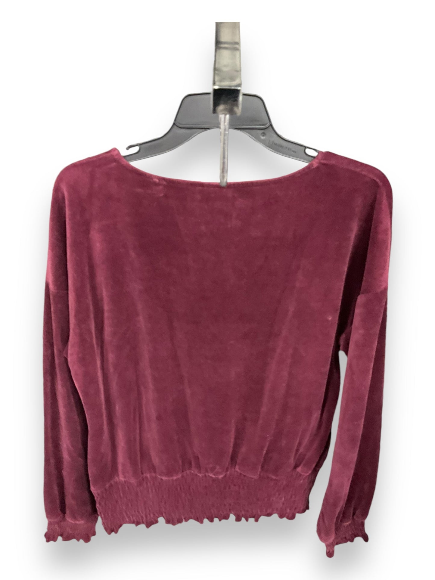 Top Long Sleeve By A New Day In Red, Size: M