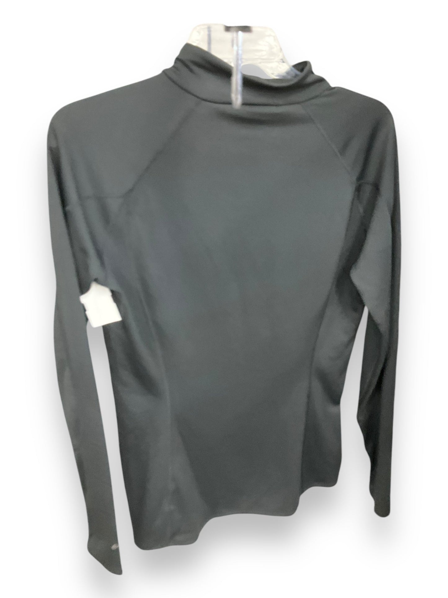 Athletic Top Long Sleeve Collar By The North Face In Black, Size: M