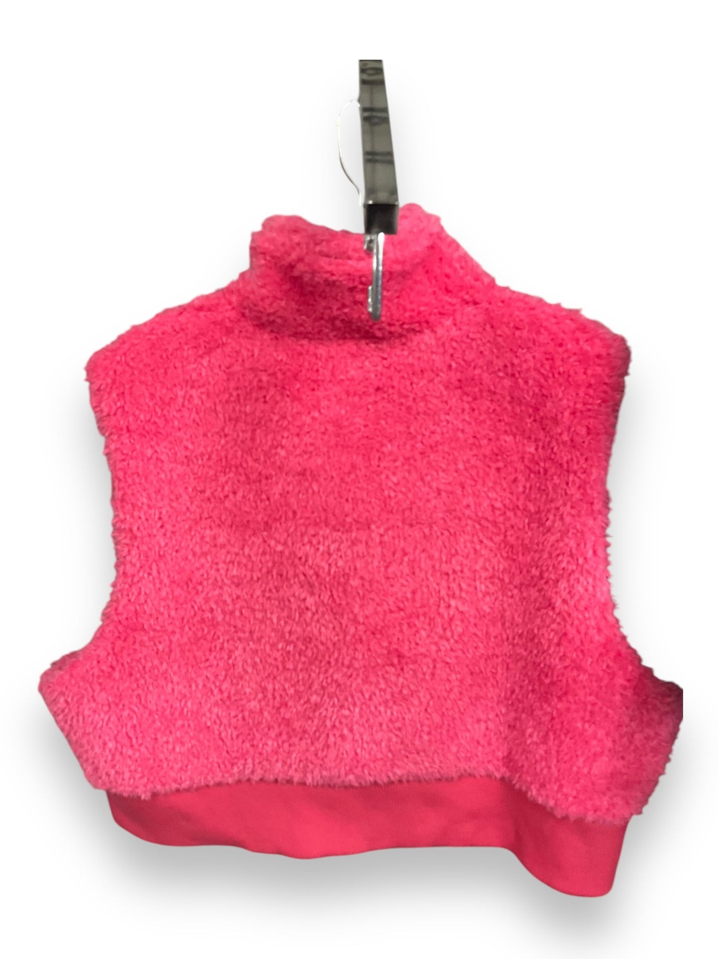 Vest Faux Fur & Sherpa By Wallflower In Pink, Size: 3x