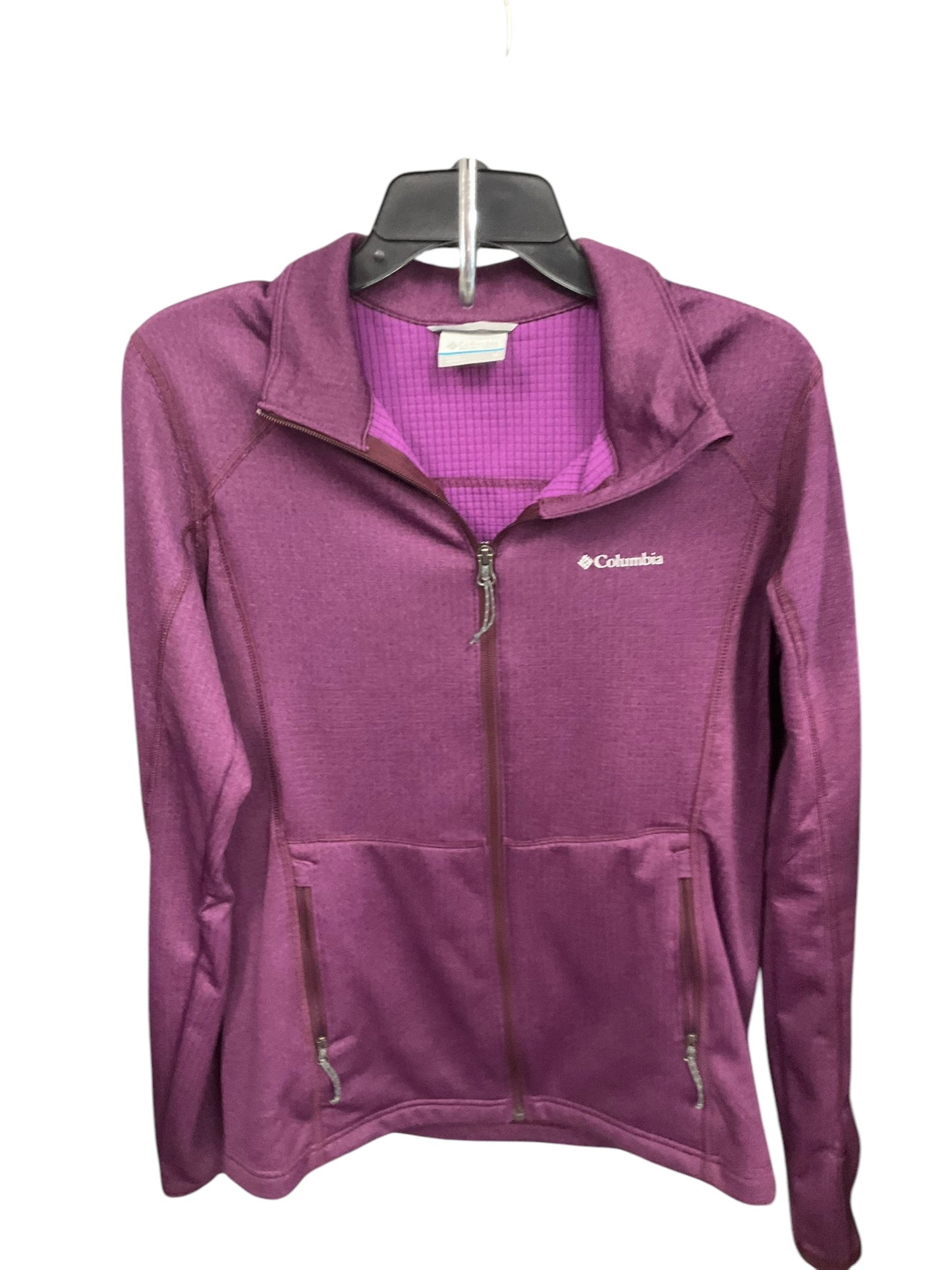 Athletic Jacket By Columbia In Purple, Size: M