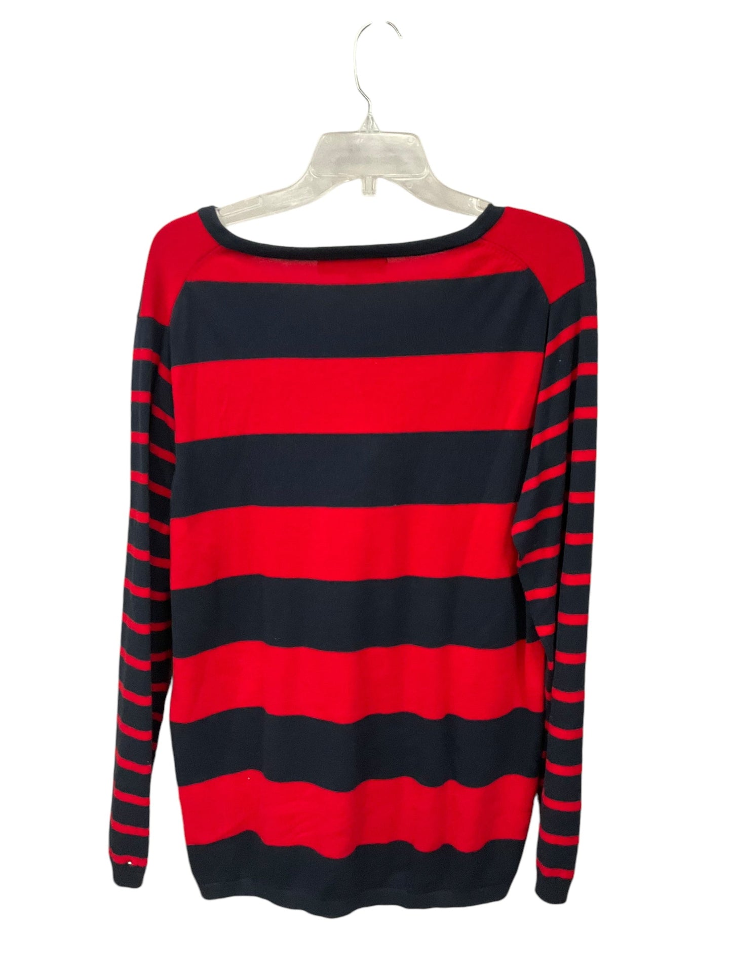 Sweater By Tommy Hilfiger In Striped, Size: Xl