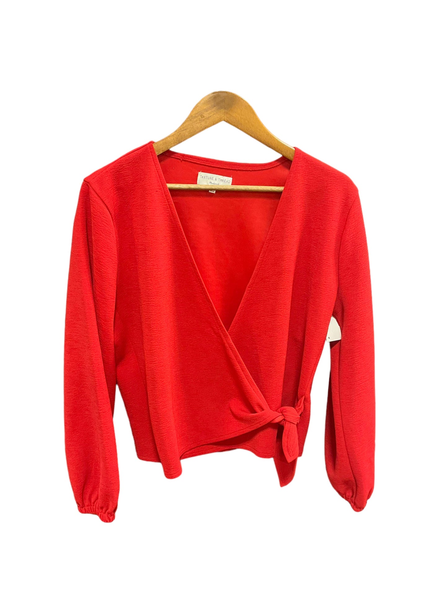 Top Long Sleeve By Madewell  Size: L