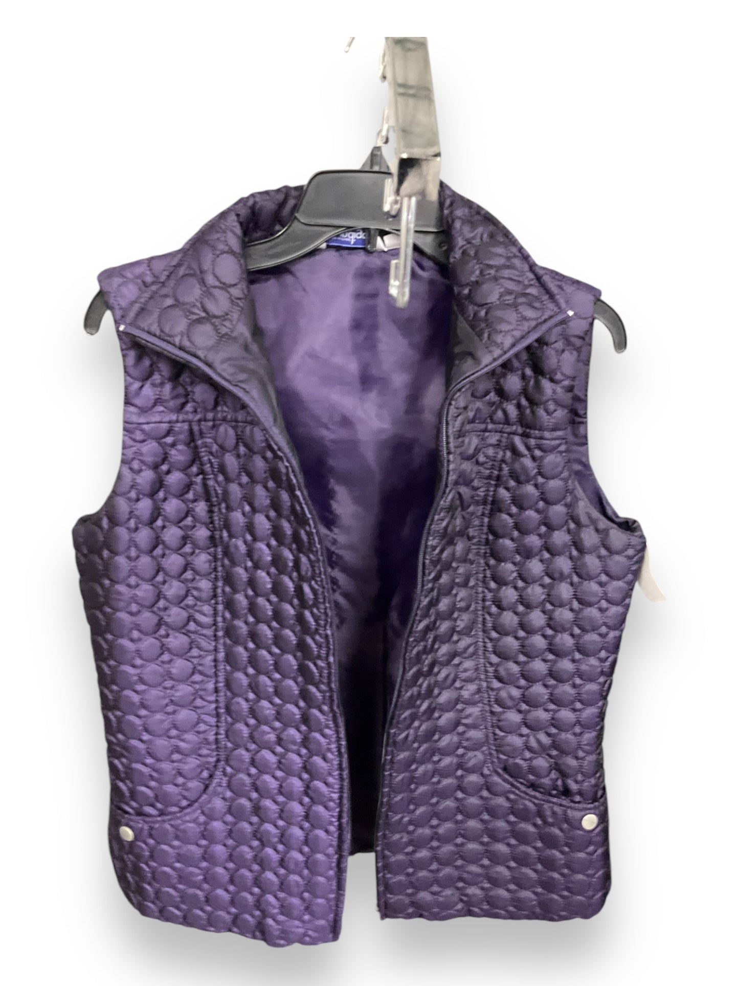 Vest Puffer & Quilted By Indigo In Purple, Size: M