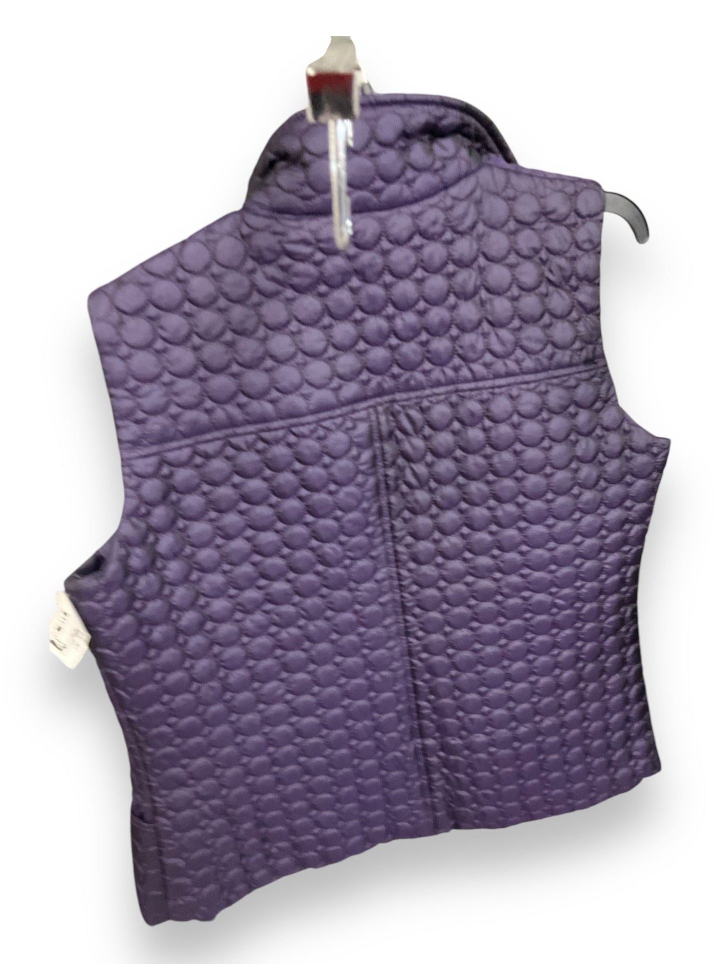 Vest Puffer & Quilted By Indigo In Purple, Size: M