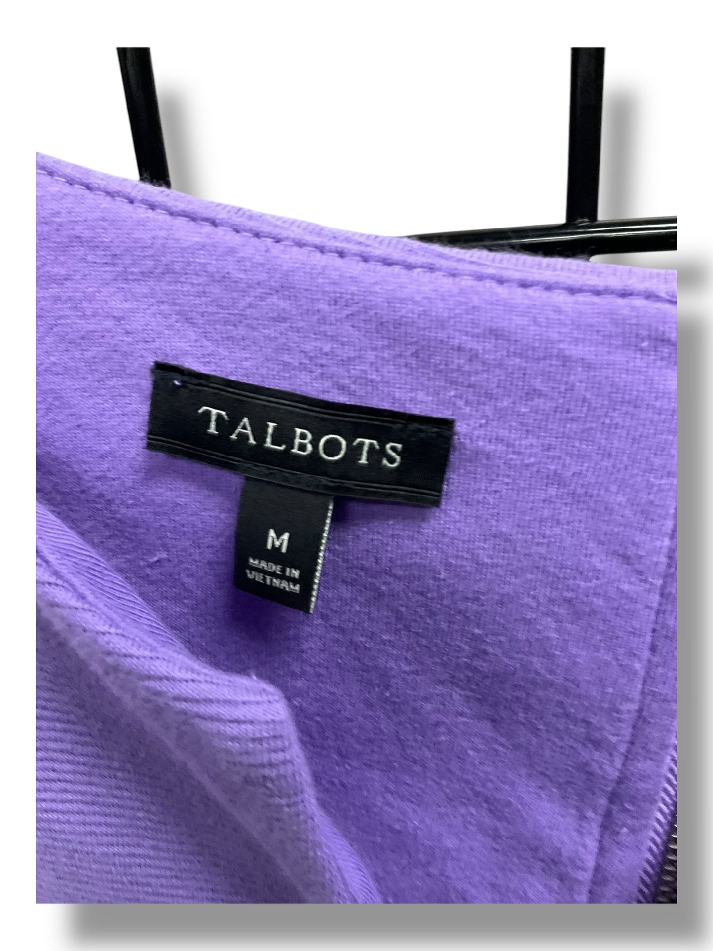 Top 3/4 Sleeve By Talbots In Lavender, Size: M