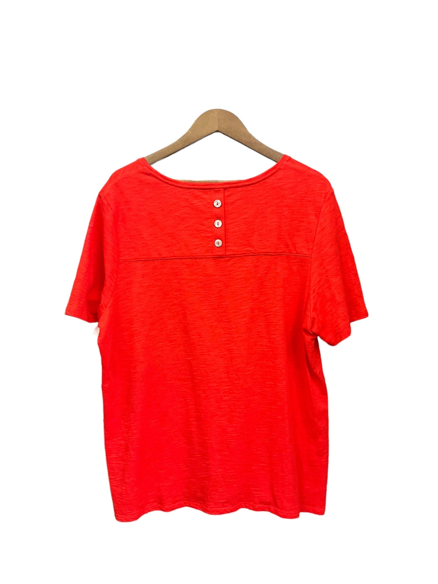 Top Short Sleeve Basic By Chicos  Size: Xl