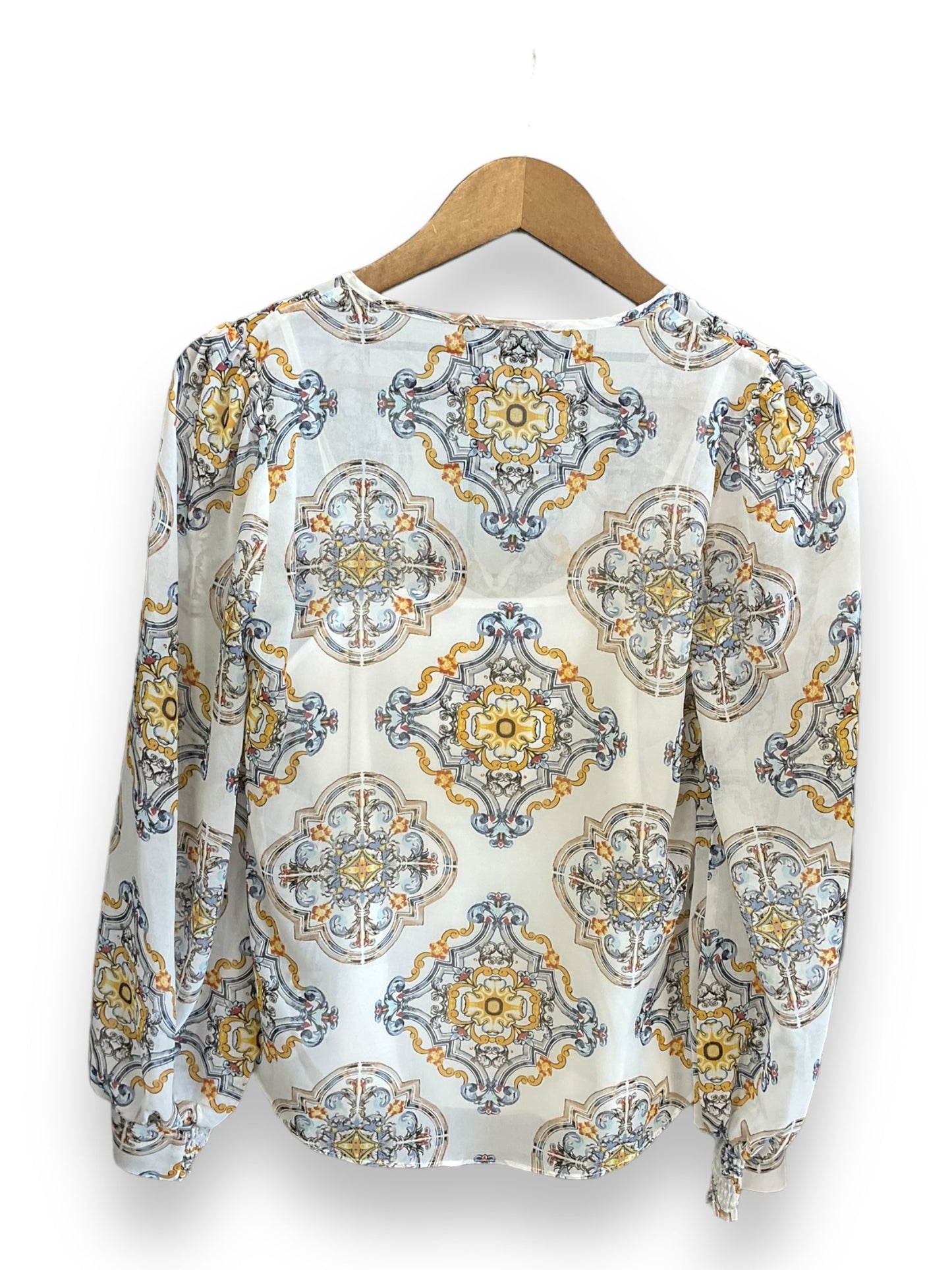 Blouse Long Sleeve By White House Black Market  Size: Xs