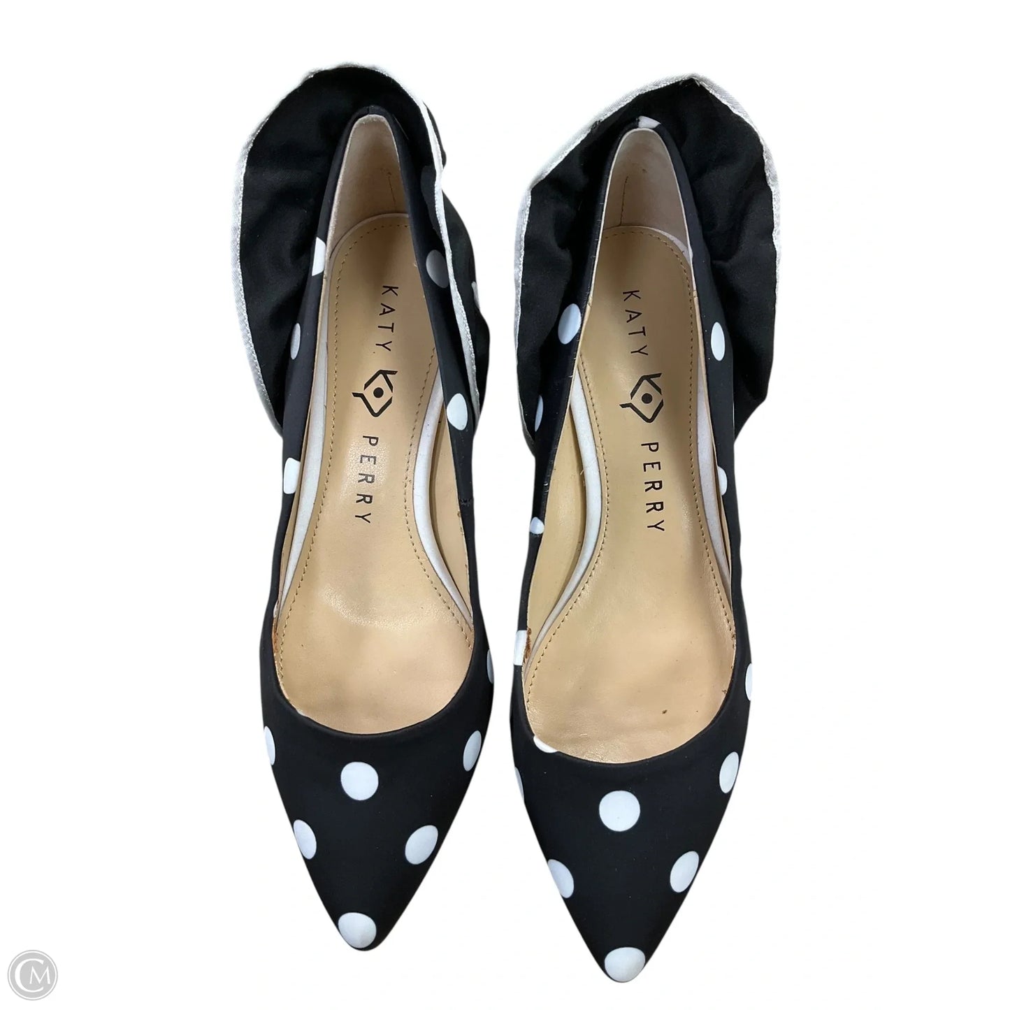 Shoes Heels Kitten By Cmc In Polkadot Pattern, Size: 6