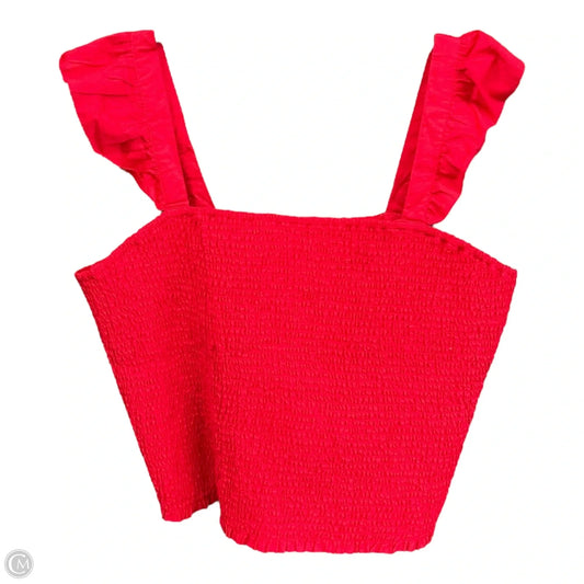 Top Sleeveless By Old Navy In Red, Size: 2x