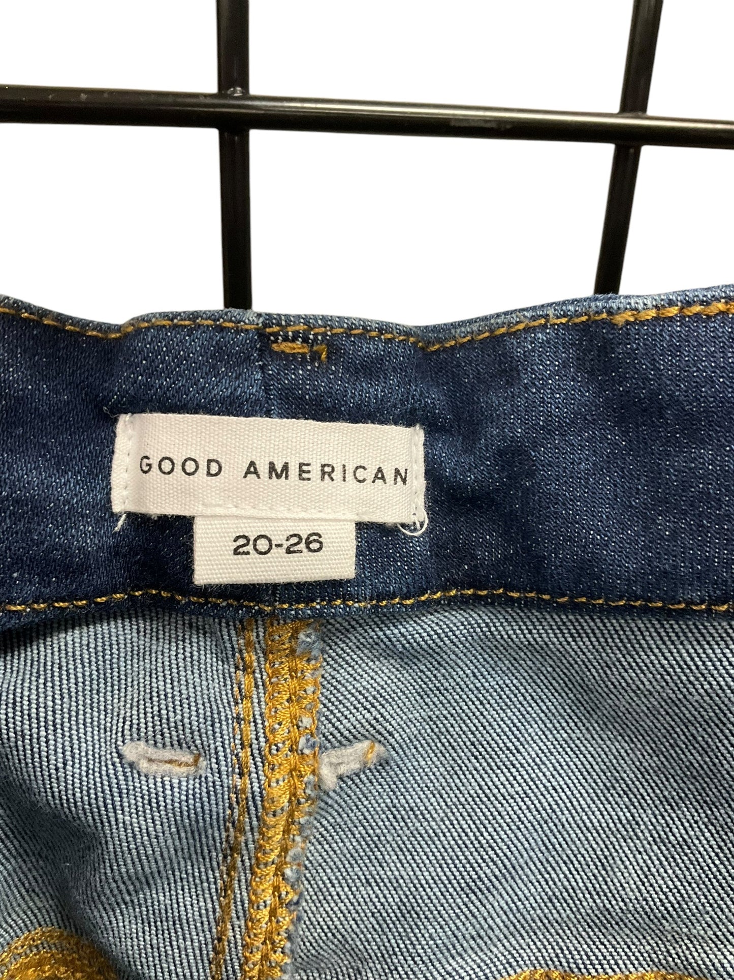 Jeans Skinny By Good American In Blue Denim, Size: 20