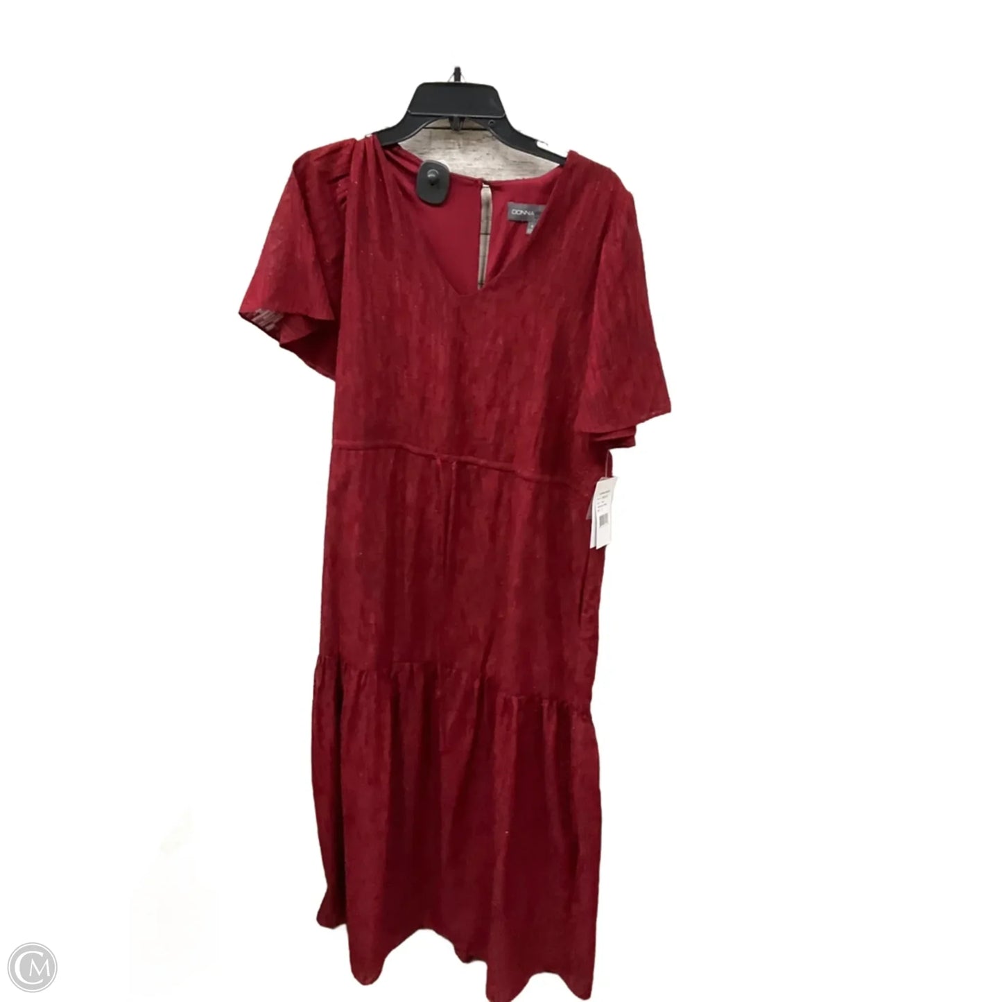 Dress Party Long By Donna Ricco In Red, Size: S