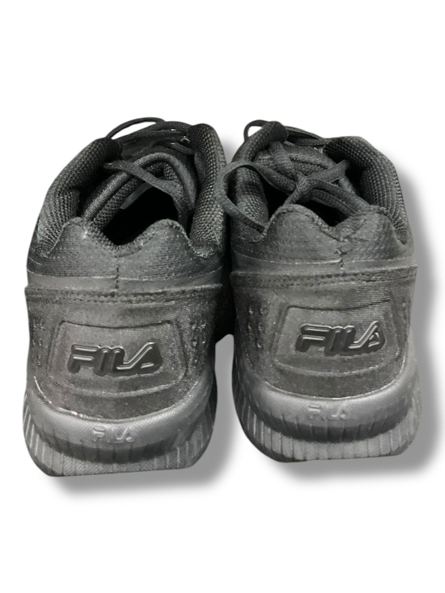 Shoes Athletic By Fila In Black, Size: 9