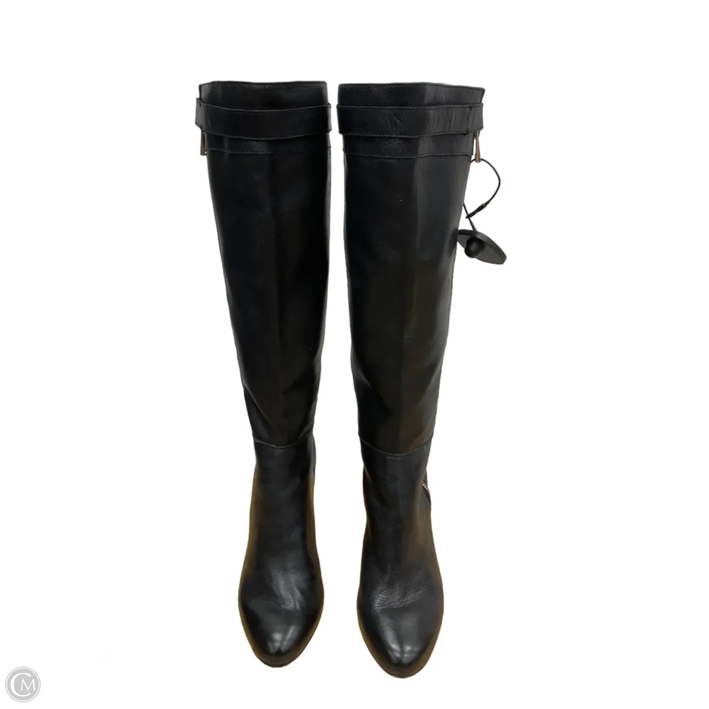 Boots Knee Heels By Ann Taylor In Black, Size: 8.5