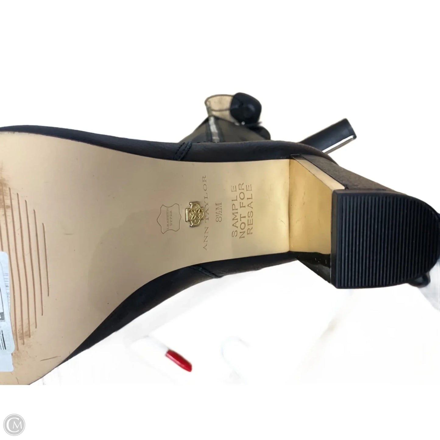 Boots Knee Heels By Ann Taylor In Black, Size: 8.5