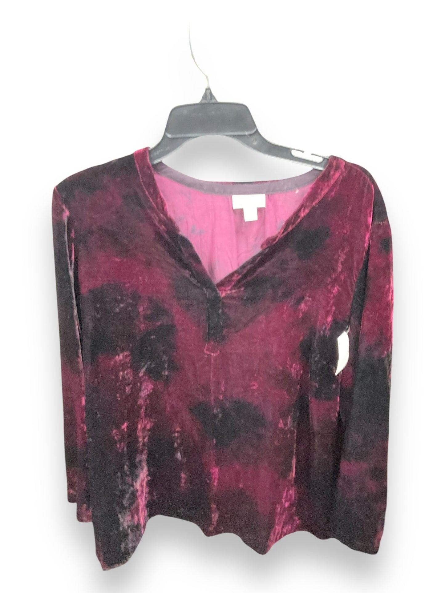 Top Long Sleeve By Pure Jill In Purple, Size: L