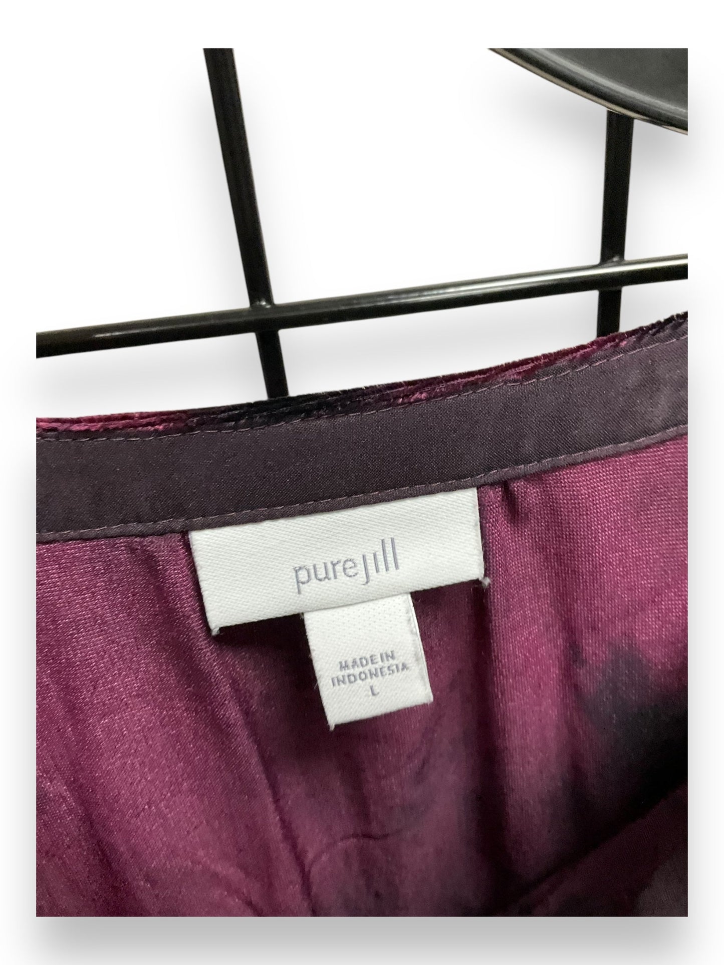 Top Long Sleeve By Pure Jill In Purple, Size: L