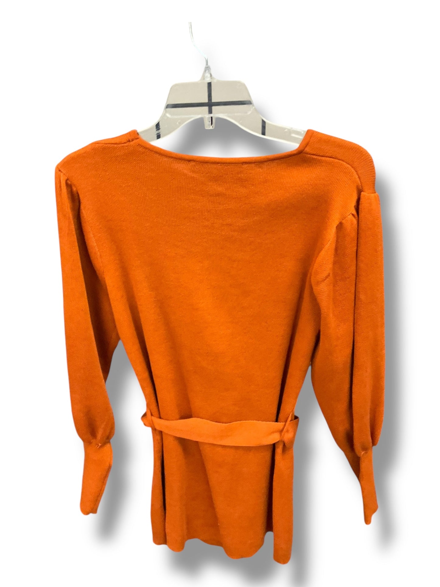 Top Long Sleeve By Ashley Stewart In Orange, Size: 1x