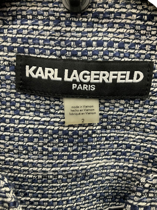 Blazer Designer By Karl Lagerfeld  Size: Xs