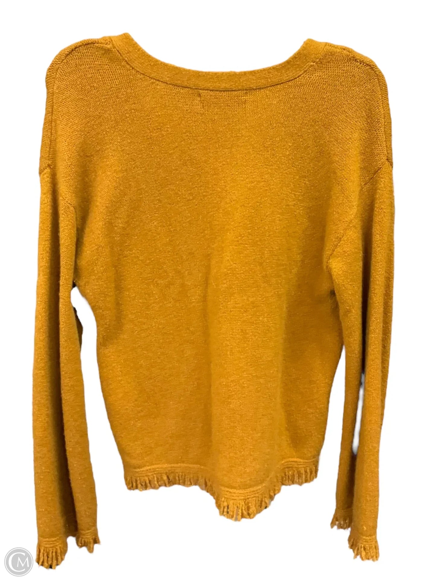 Sweater By Anthropologie In Yellow, Size: S