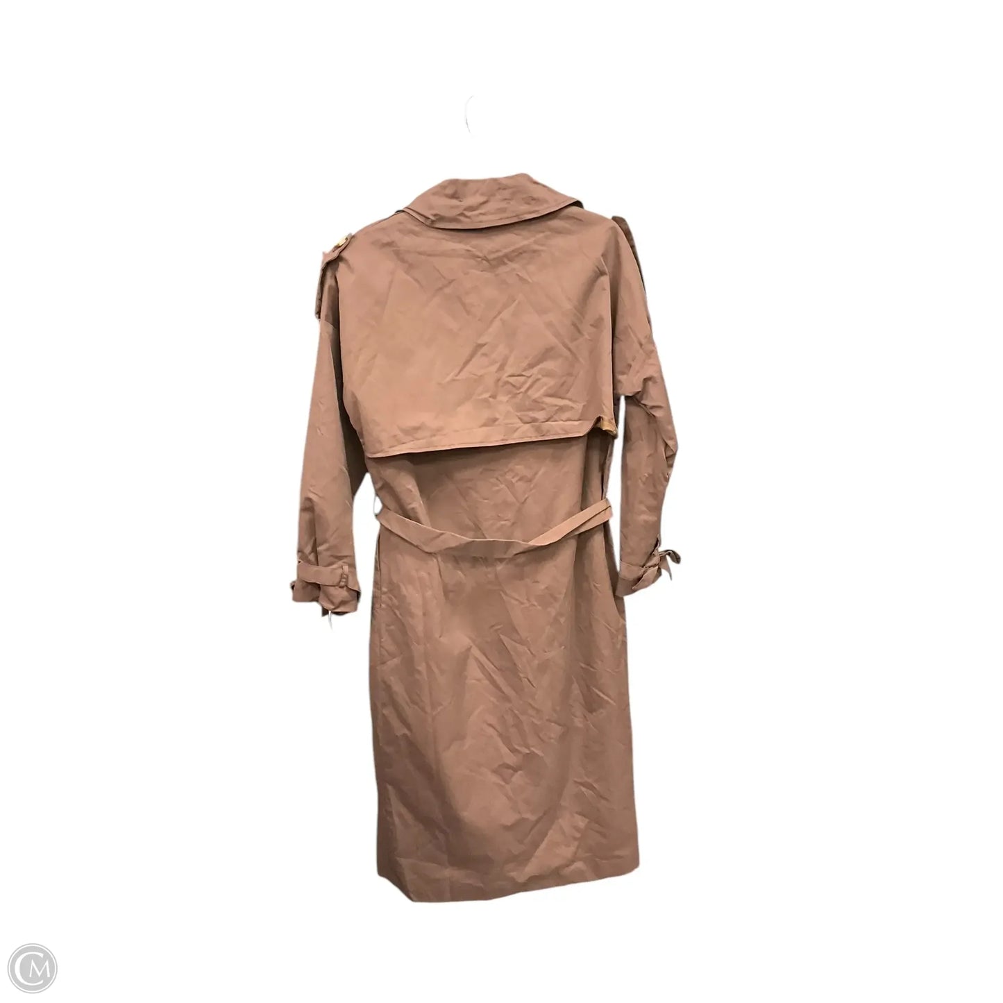 Coat Trench Coat By Missguided In Brown, Size: S