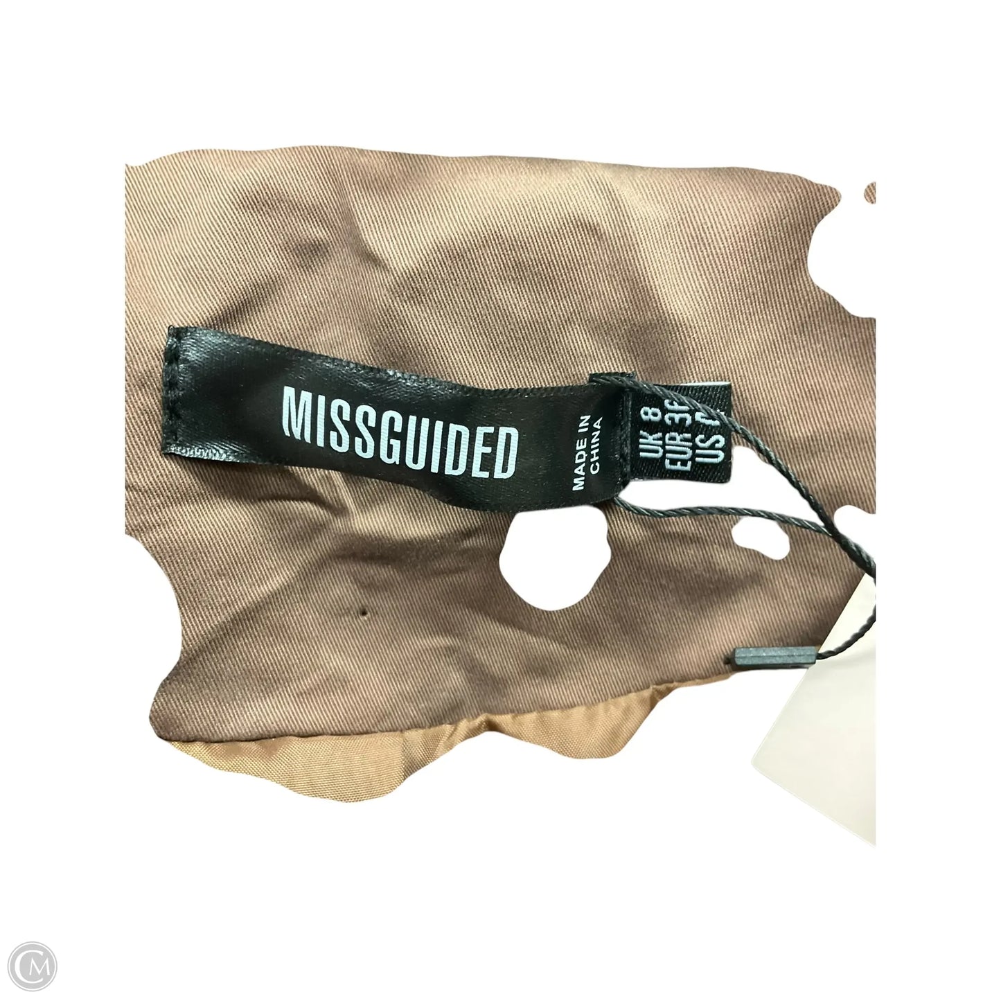 Coat Trench Coat By Missguided In Brown, Size: S