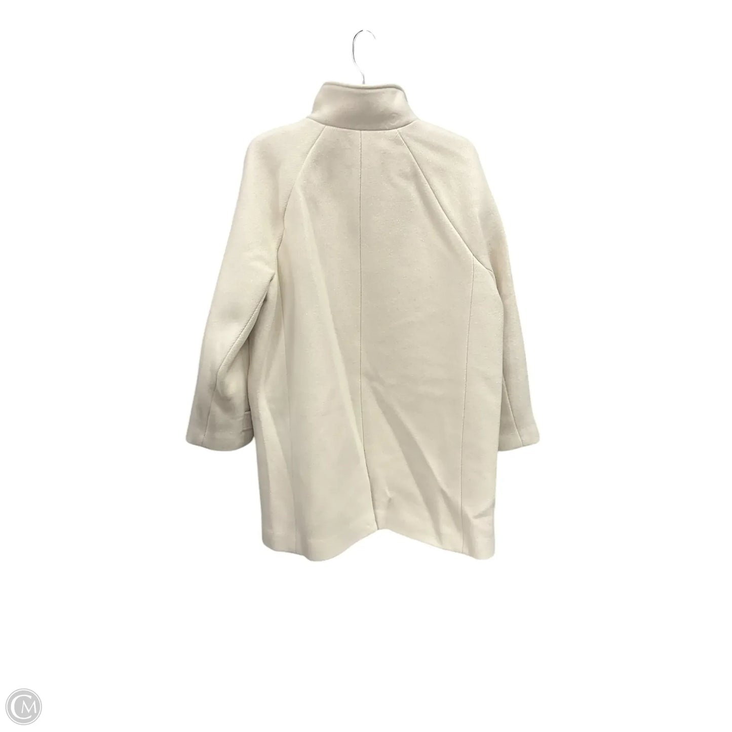 Coat Wool By J. Crew In Beige, Size: L