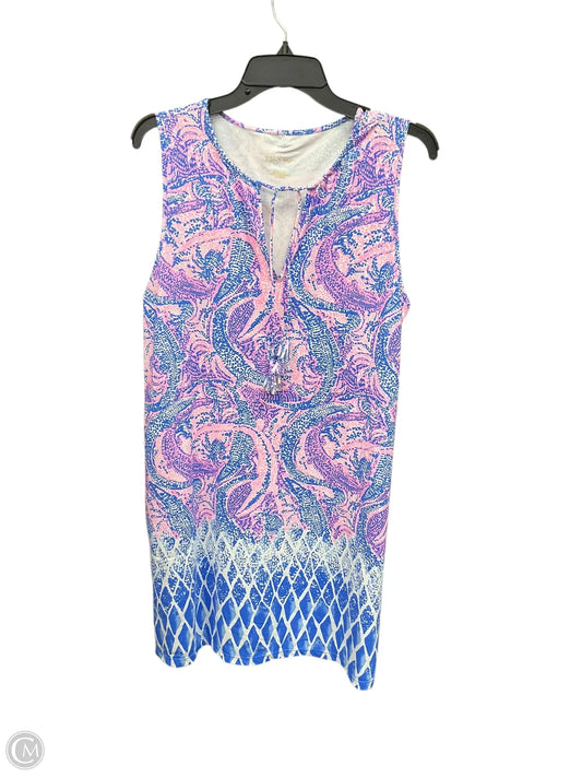 Dress Designer By Lilly Pulitzer In Blue & Pink, Size: L