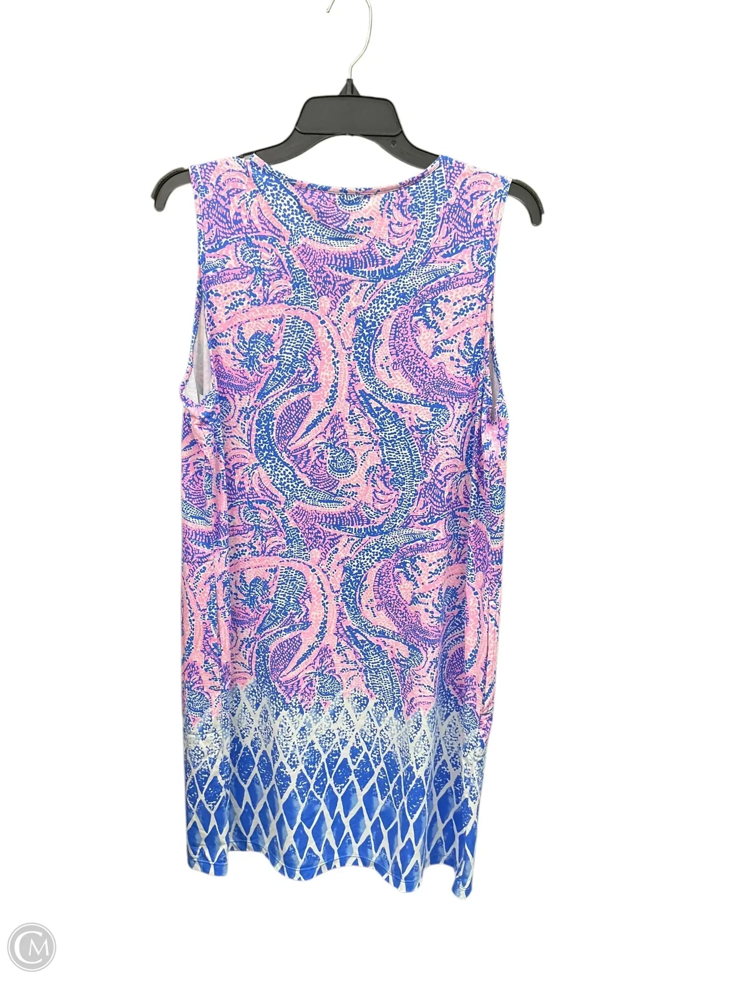 Dress Designer By Lilly Pulitzer In Blue & Pink, Size: L