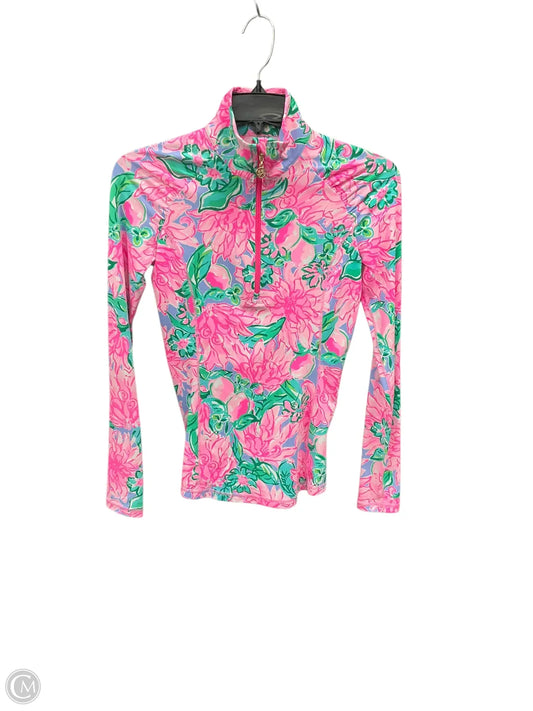 Top Long Sleeve Designer By Lilly Pulitzer In Floral Print, Size: Xxs