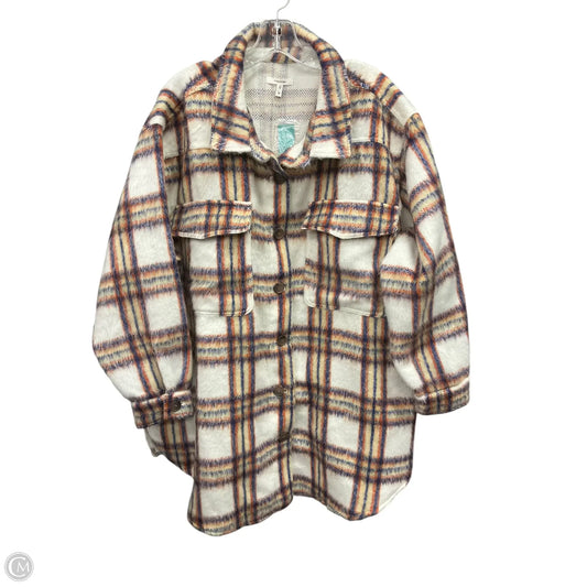 Jacket Shirt By Maurices In Plaid Pattern, Size: 3x