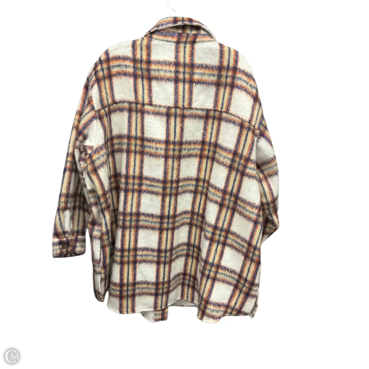 Jacket Shirt By Maurices In Plaid Pattern, Size: 3x