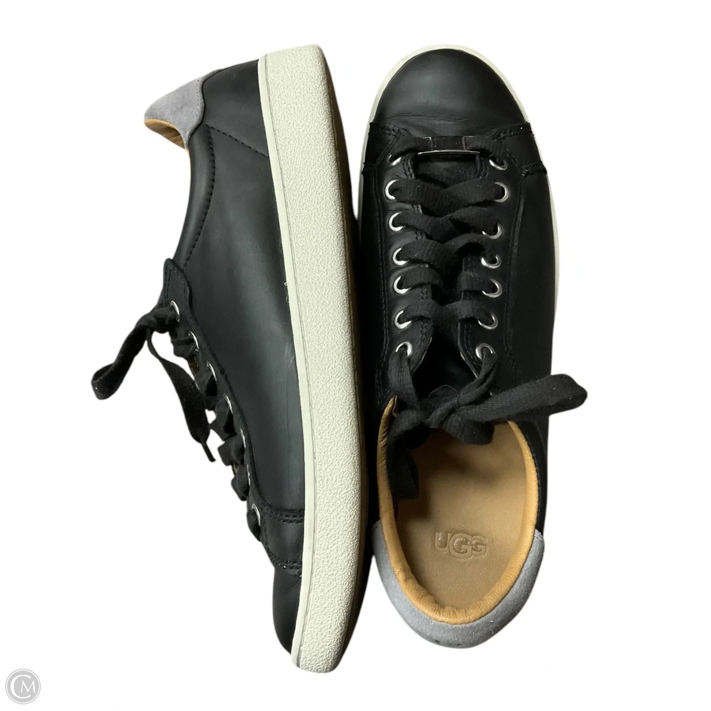 Shoes Designer By Ugg In Black & Grey, Size: 10