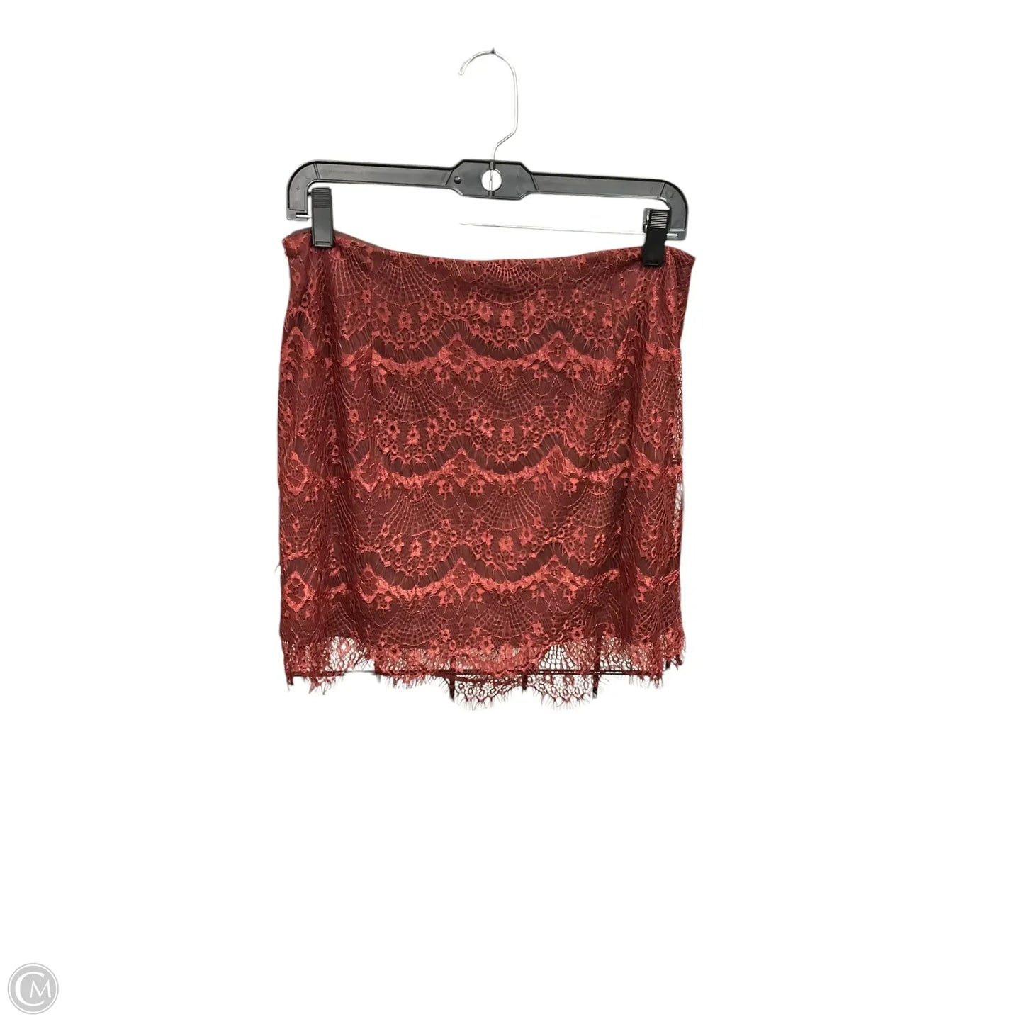 Skirt Mini & Short By Free People In Brown & Orange, Size: 6