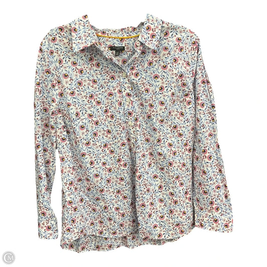 Blouse Long Sleeve By Talbots In Floral Print, Size: Xlp