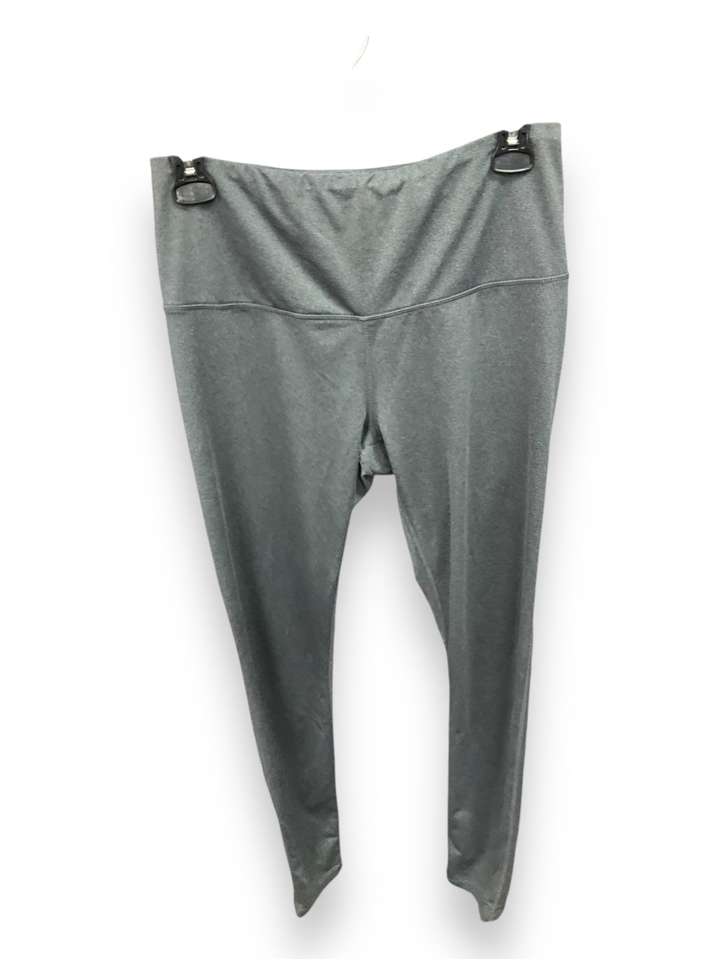 Athletic Leggings By Reebok In Grey, Size: M