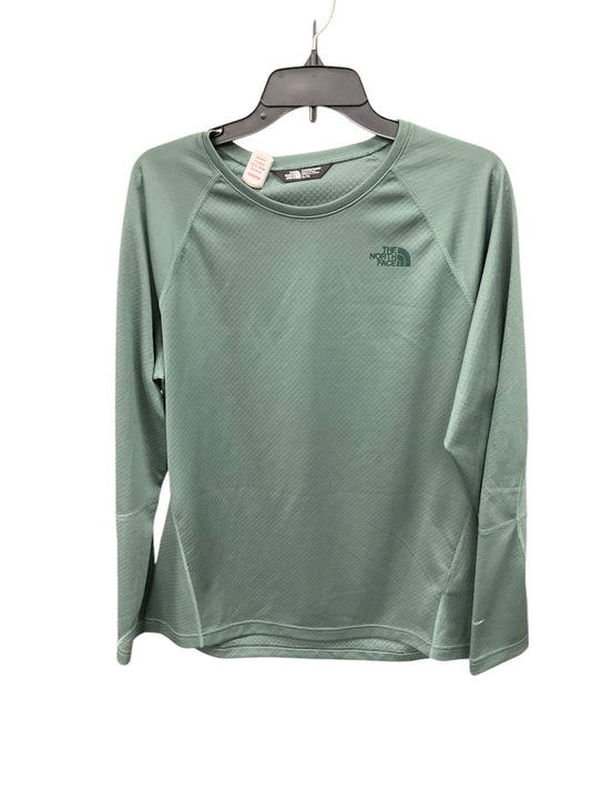 Athletic Top Long Sleeve Crewneck By The North Face In Green, Size: Xl