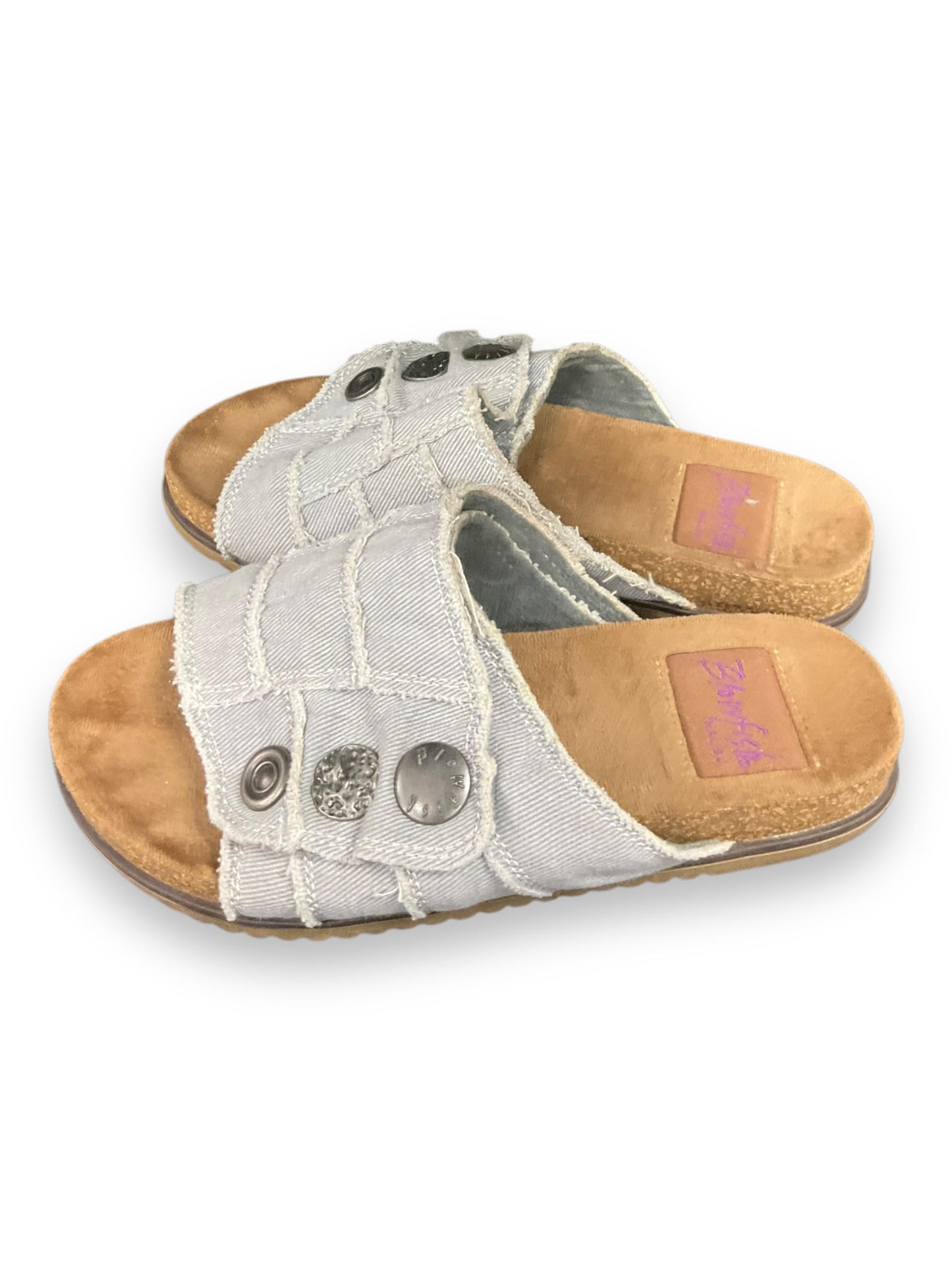 Sandals Flats By Blowfish In Grey, Size: 6