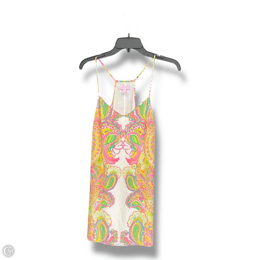 Dress Designer By Lilly Pulitzer In Pink & Yellow, Size: Xs
