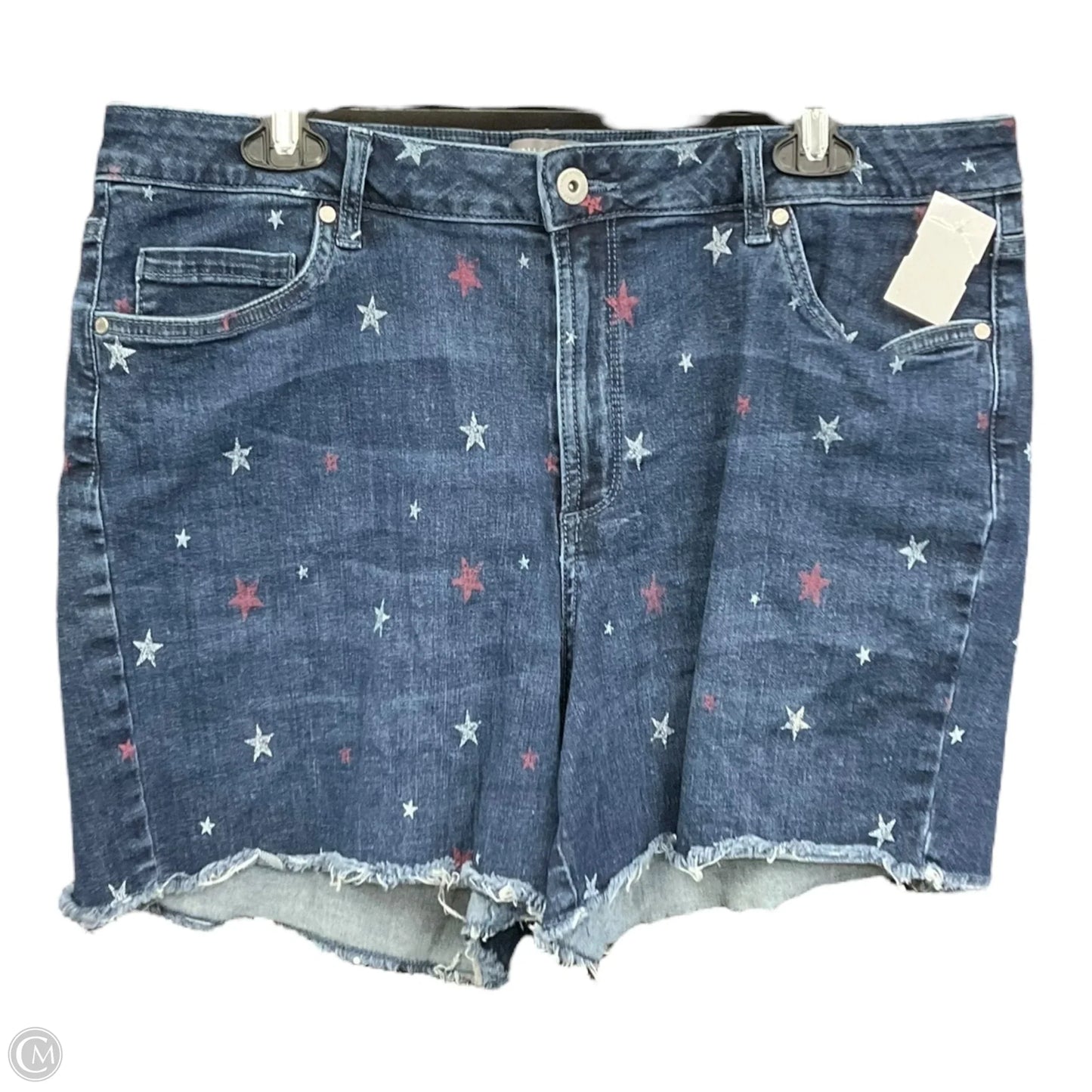 Shorts By Falls Creek In Blue Denim, Size: 18