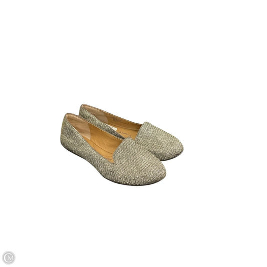 Shoes Flats By Sofft In Gold & Silver, Size: 7