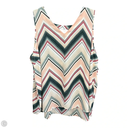 Top Sleeveless By Maurices In Multi-colored, Size: 2x