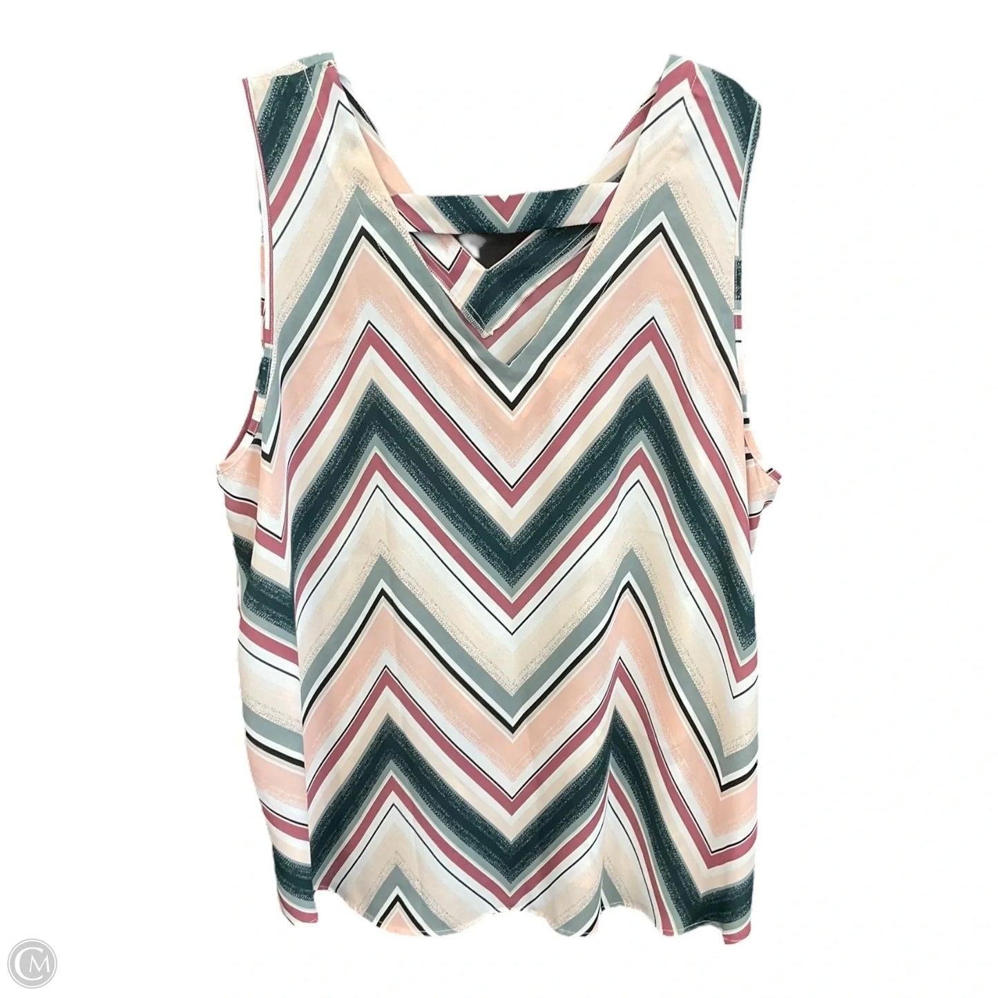 Top Sleeveless By Maurices In Multi-colored, Size: 2x